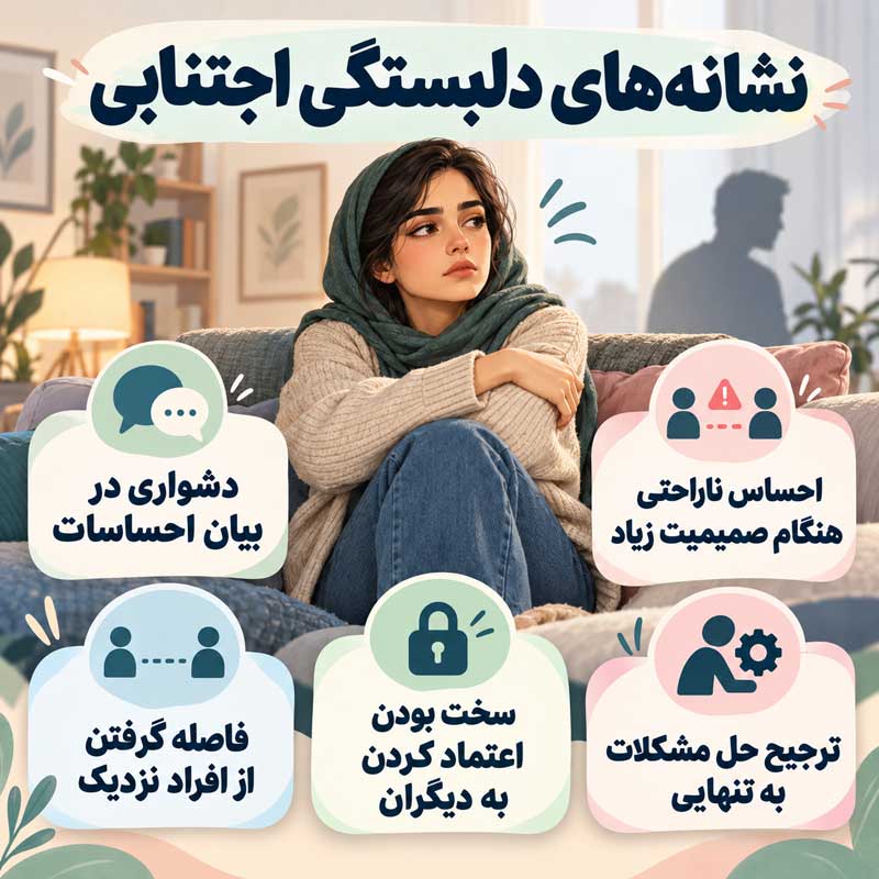 نشانه های دلبستگی اجتنابی